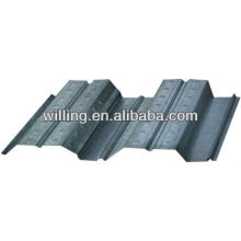 Modelo de chapa de pavimento: YX76-344-688 / chapa de pavimento de metal galvanizado / chapa de deck de piso de aço popular